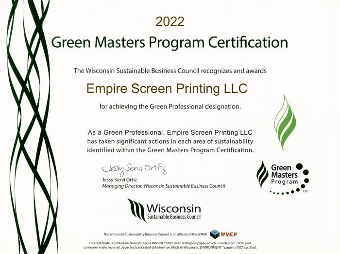 green masters program