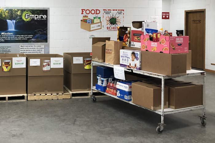 food drive donations