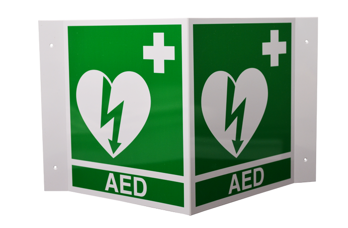 defib sign